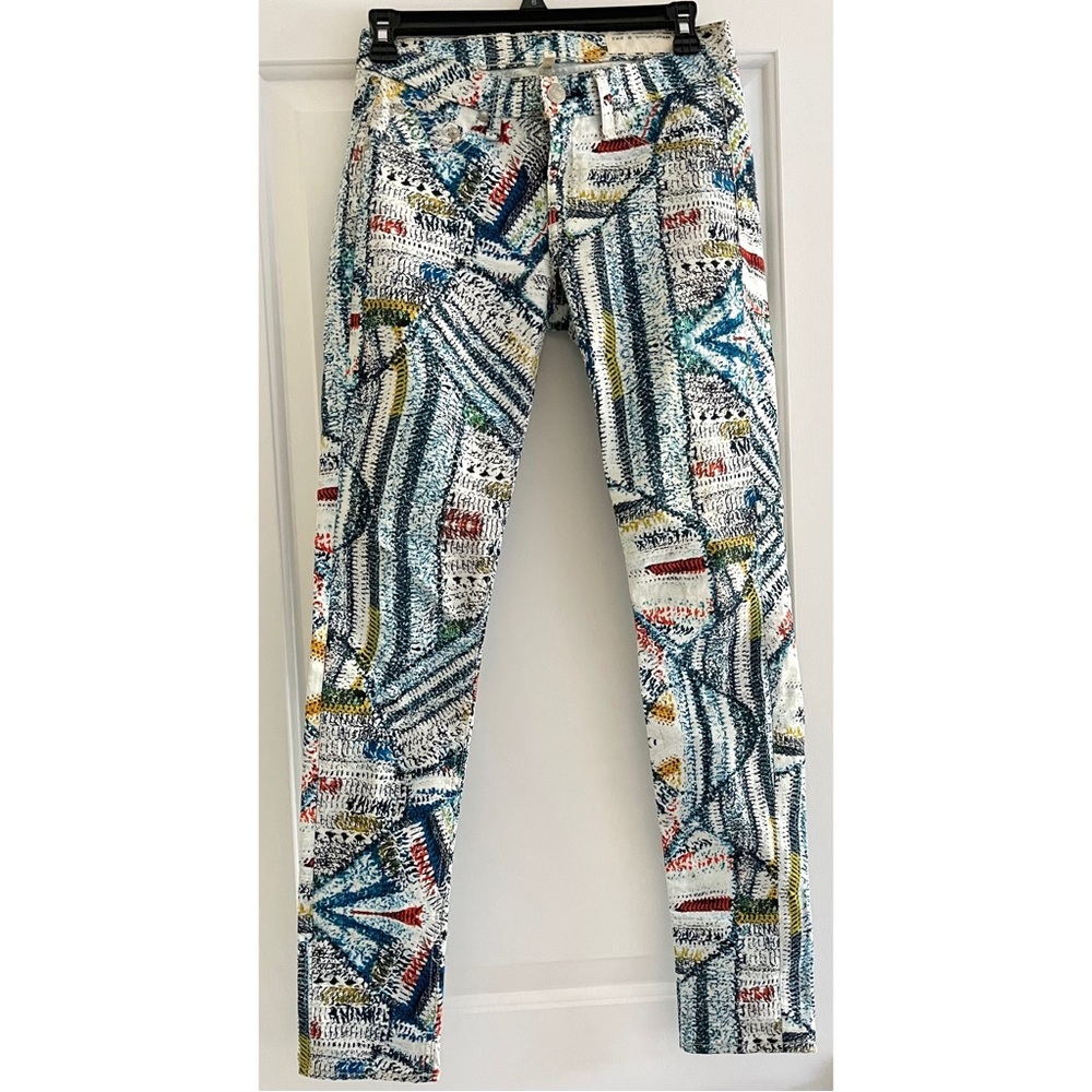 Rag & Bone Multicolor Surf Knit Legging Jeans Size 25